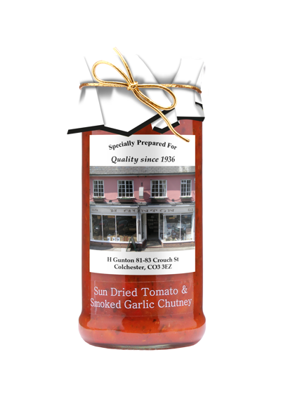 Guntons Sun Dried Tomato and Garlic Chutney