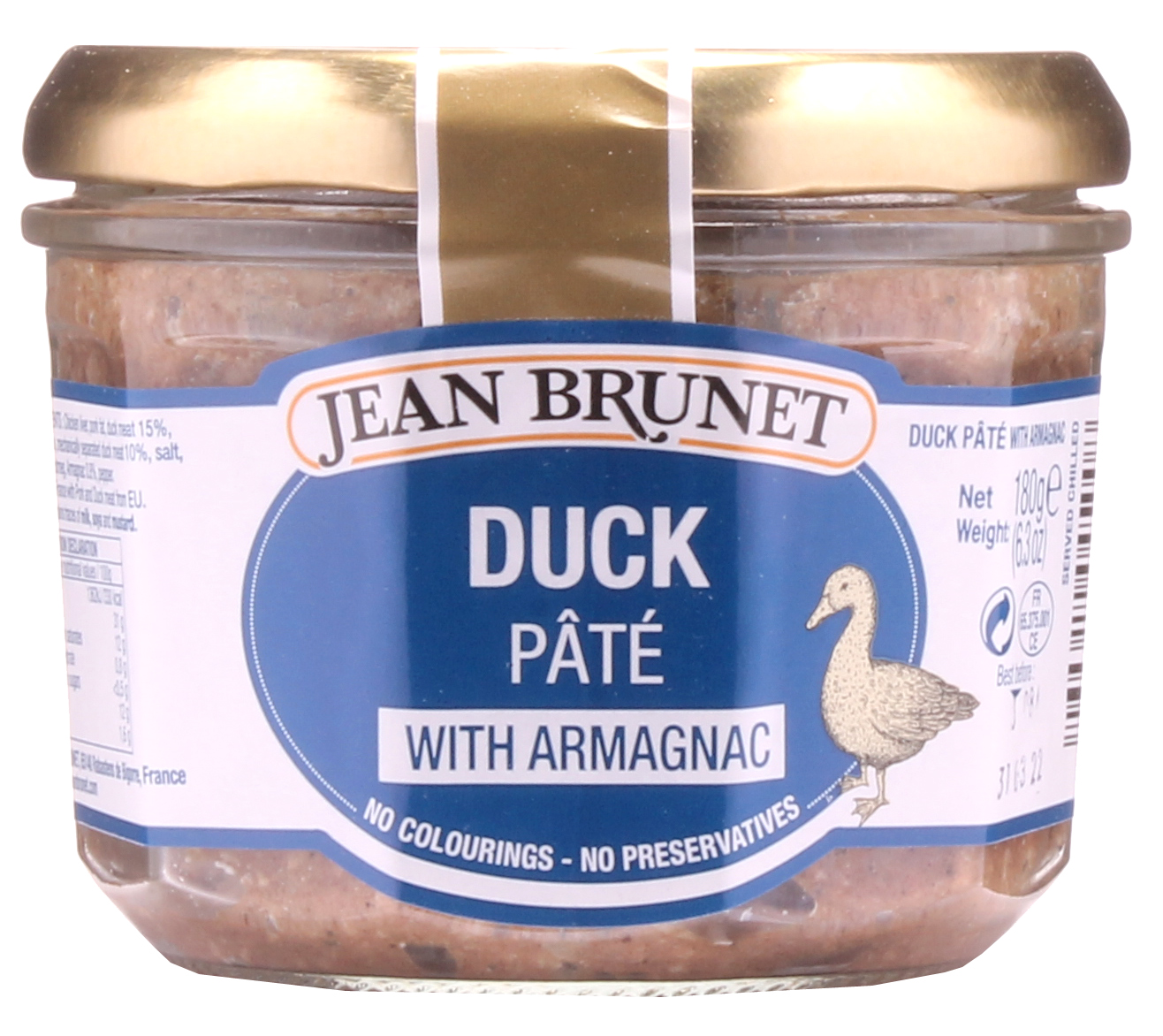 Jean Brunet Duck Pate with Armagnac Pate
