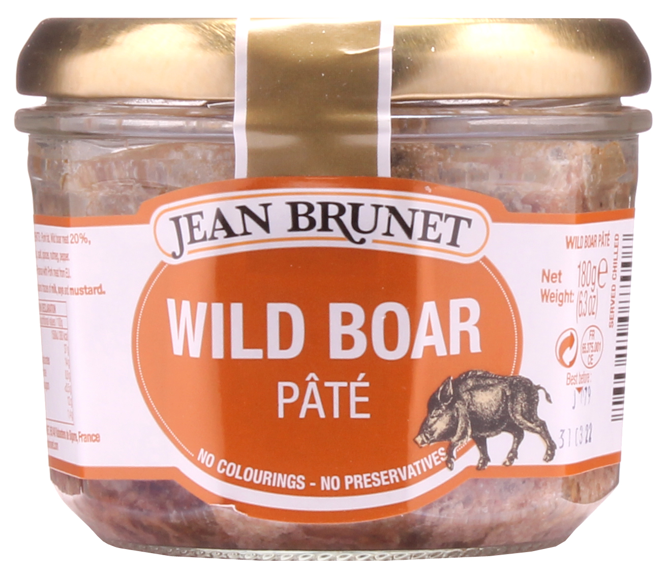 Jean Brunet Wild Boar Pate