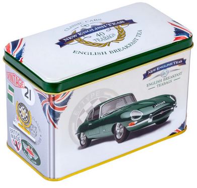 Classic E-Type Jaguar Tin